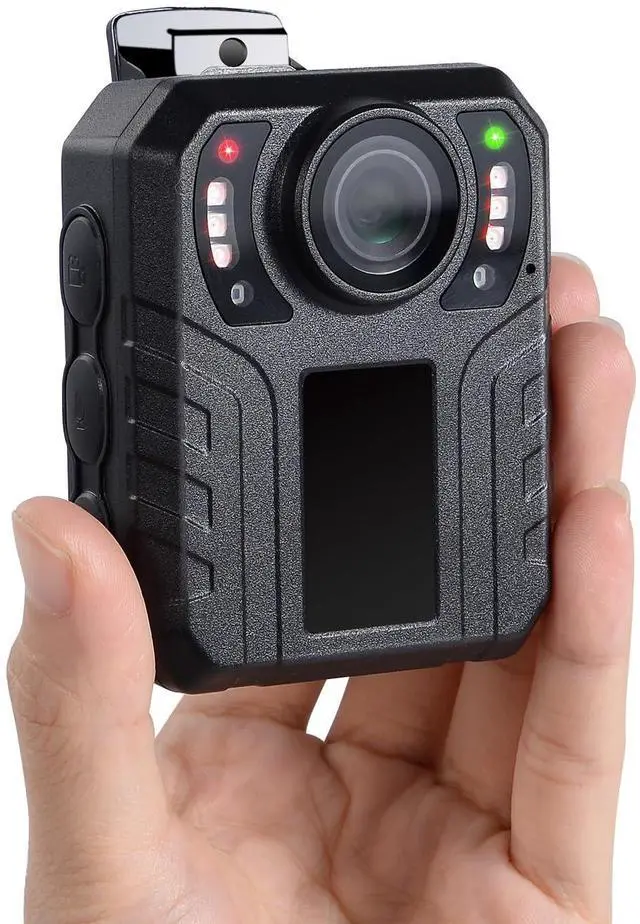 Main image of 10 Hours Body Cameras with Audio and Video Recording, Real 1080P Body Cam for Security Guards, 2-Inch Screen Bodycam with Clear IR Night Vision, USB-C, 360° Clip