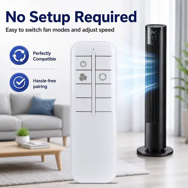 Alt view image 5 of 7 - Replacement Remote Control for Honeywell QuietSet Oscillating Tower Fan | HYF260W HYF260B HYF290B Series HYF260BC HYF290BC HYF290BCM1 HYF260 HYF290 HYF260E HYF290E HYF260WCV1 HYF260BV2 HYF290W