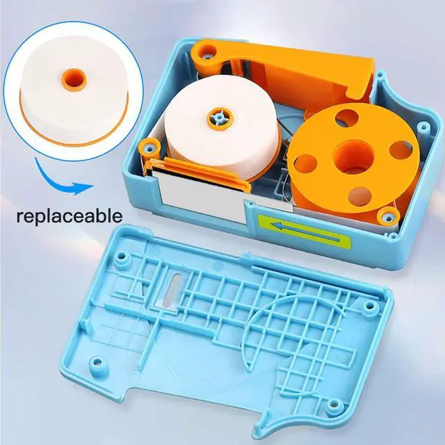 Alt view image 6 of 6 - Fiber Cleaner Box - FTTH Fiber Optic Cleaning Box for FC & SC & LC End Faces & Optical Connectors -Over 500 Times Anti Static Clean Swab, Blue