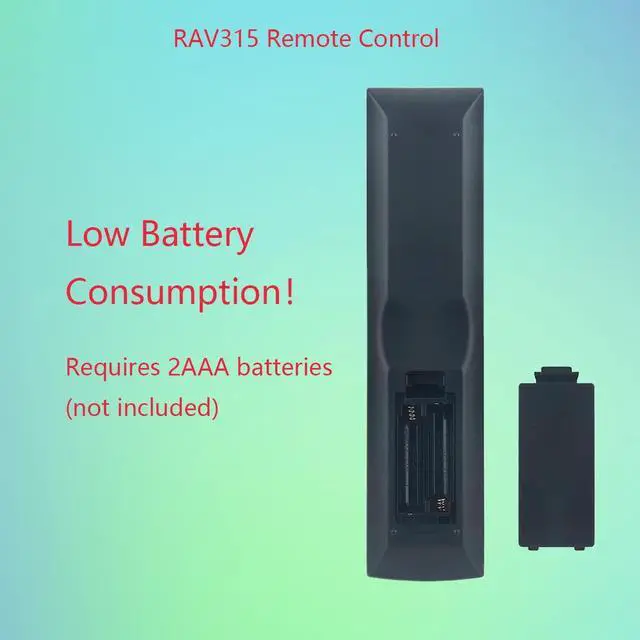 Alt view image 4 of 6 - RAV315 Replacement Remote Control for Yamaha RX-N600 RX-V1200 RX-V1500 RX-V1600 RX-V1800 RX-V2700 RX-V3300 RX-V361 RX-V363 RX-V365 RX-V3800 RX-V450 RX-V457 AV Receiver