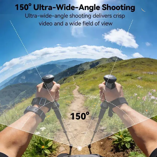 Main image of 4K Mini Body Camera,Thumb Camera,Mini Body Sports Action Camera with 64GB Storage, Hands Free POV Magnetic Wearable Cam, Thumb Size Mount Anywhere for Cycling Hiking Running Vlogging Pet Walking