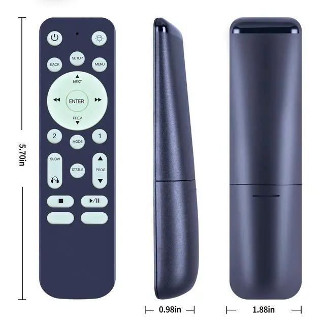 Alt view image 2 of 3 - Replacement Remote Control fits 2008-2018 Dodge Journey Durango Grand Caravan, for Chrysler Town & Country VES DVD Entertainment System 05091148AA 5107094AC 05107094AB 05107094AC
