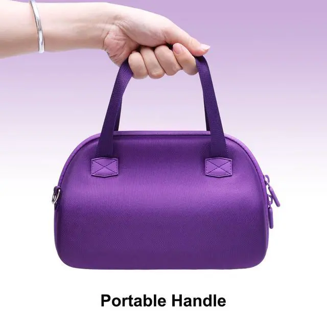 Alt view image 6 of 7 - LTGEM Case Compatible with JBL Charge 6 /Charge 5 /Charge 4 Portable Speaker with Removable Strap, Purple