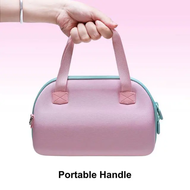 Alt view image 6 of 7 - LTGEM Case Compatible with Charge 6 /Charge 5 /Charge 4 Portable Speaker with Removable Strap, Pink + Mint Green Edg
