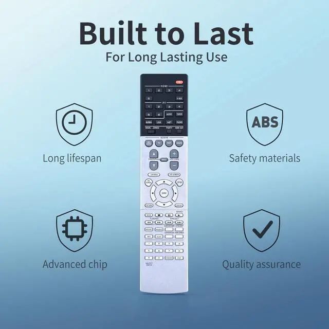 Alt view image 2 of 7 - RAV537 ZP60120 Replacement Remote Control for Yamaha AV Receiver | for modelRX-A760 RX-A760BL RX-V681 RX-V781 RXA760 RXA760BL RXV681 RXV781 TSR7810