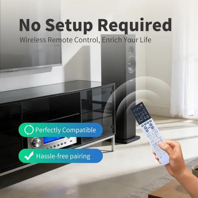 Alt view image 5 of 7 - RAV537 ZP60120 Replacement Remote Control for Yamaha AV Receiver | for modelRX-A760 RX-A760BL RX-V681 RX-V781 RXA760 RXA760BL RXV681 RXV781 TSR7810