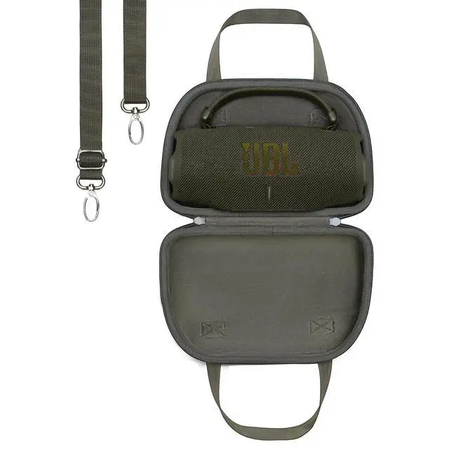 Main image of LTGEM Case Compatible with JBL Charge 6 /Charge 5 /Charge 4 Portable Speaker with Removable Strap, Camouflage Green