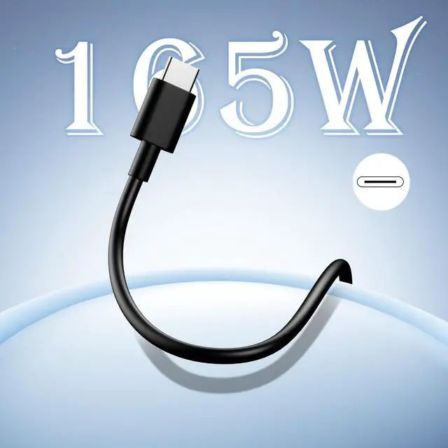Alt view image 2 of 7 - 165W Laptop Charger Compatible with Dell Precision 5680 5690 3581 3580 Pro Max 16 Premium Pro Max 16 Plus 18 Plus MC14250 MC16250 USB C AC Adapter Power Cord