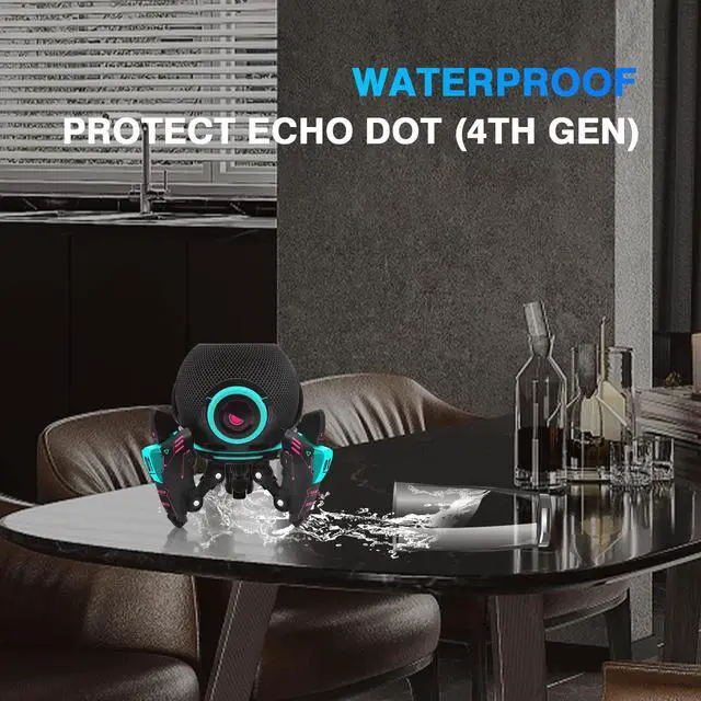 Alt view image 4 of 6 - Echo Dot Stand, Echo dot Shell, Echo dot Holder, Table Stand Decorative Holder for Echo Dot 4th/5th gen - for Homepod Mini, Accessories, Portable Design, Bracket can be Adjusted arbitrarily