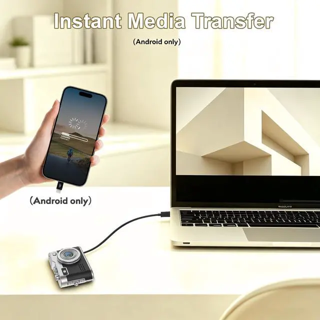 Alt view image 4 of 7 - Mini Keychain Camera - 1080P FHD Retro Digital Camera - Tiny Portable Vintage Cameras Small Camara - Compact Pocket Video Recorder with 16GB Card, OTG Adapter for Travel, Daily Fun, Study Recording