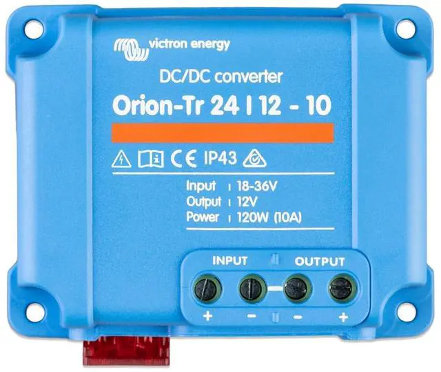 Main image of Orion-Tr DC to DC Converter | 24/12-Volt 10 amp 120-Watt, IP43 Protected, for Dual Battery Systems, Non-Isolated