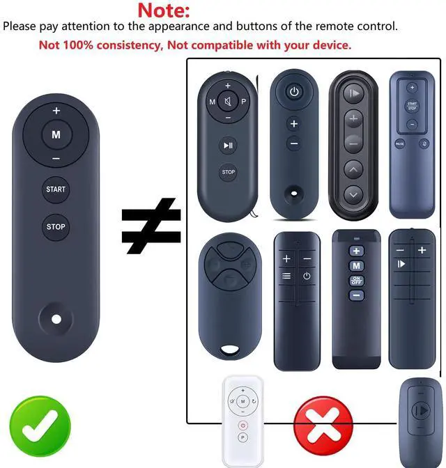 Alt view image 4 of 7 - New Walkingpad Replacement Remote Control fit for Abonow 3000W 3005 3006 3875 LH8300 V1-3870 V1-3870 Under Desk Treadmill