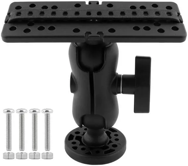 Main image of Fish Finder Mount Base, Universal 360 Rotation, Black