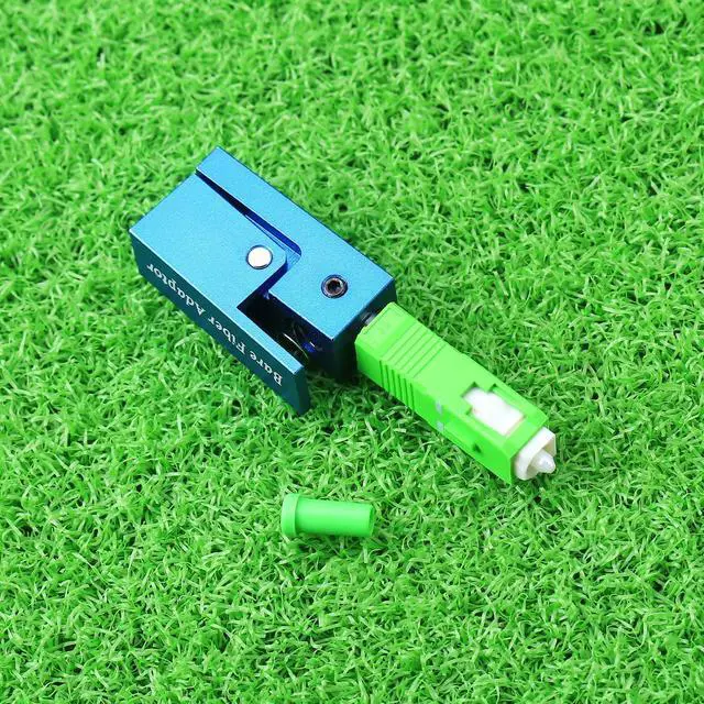 Alt view image 4 of 6 - Fiber Optic Adapter FC/SC/LC APC Square Type Bare Fiber Adapter Coupler for Fiber Emergency Repair and Connection (SC/APC)