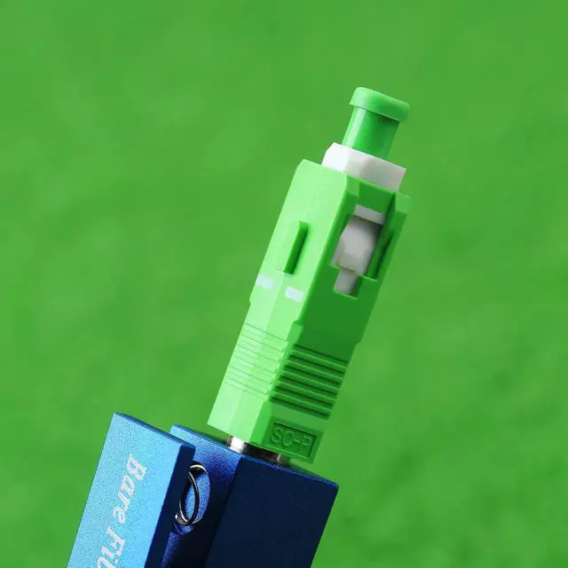 Alt view image 5 of 6 - Fiber Optic Adapter FC/SC/LC APC Square Type Bare Fiber Adapter Coupler for Fiber Emergency Repair and Connection (SC/APC)