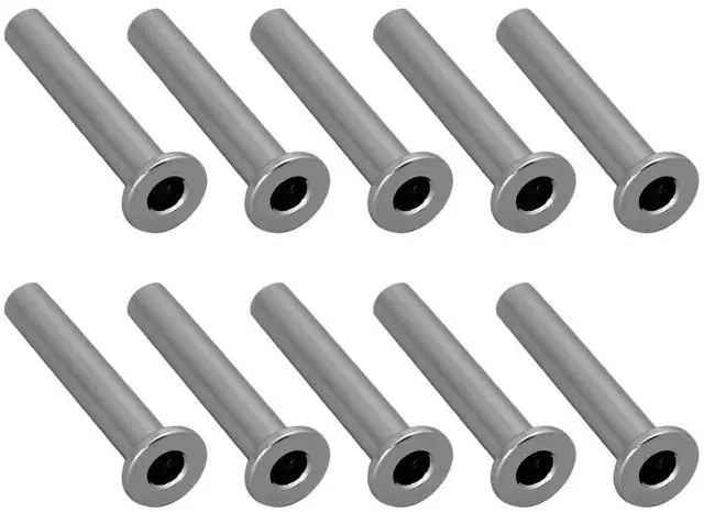 Main image of Atlantis RailEasy C0915-0438-F Flush Cable Sleeve (5/32") - 316L Marine Grade Stainless Steel - Designed for Composite & Vinyl Post Sleeves (10-Pack)