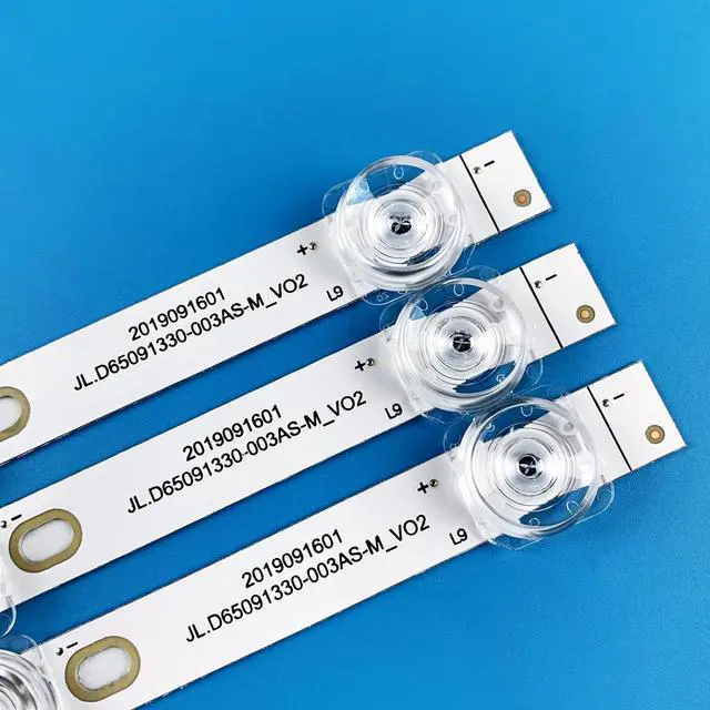 Alt view image 3 of 6 - 6 Pieces LED Backlight Strips for 65'' TV SVH650AH8 65R6E3 65H78G 65R6090G 65R6090G5 65H6570G HD650X1U71-TO JL.D65091330-003AS-M_V02
