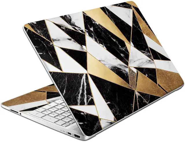 Main image of Laptop Skin Decal HP 15.6" - Marbling, Laptop Cover Sticker, No Cutting Required, No Bubble, Waterproof, Scratch Resistant - Including Wide Screen and Wrist Pad