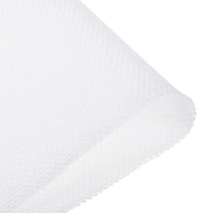 Main image of White Speaker Mesh Grill Stereo Fabric Dustproof 0.5x1.45M 20 x 57 Inch