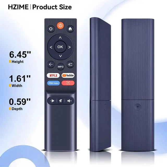 Alt view image 7 of 7 - Replacement Remote Control for AuKing H10, KJM K3, Yaber L2 Plus Projector | for OWNKNEW GC357, Kogan KAMLIF8PRRA