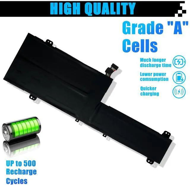 Alt view image 5 of 7 - L19M3PD6 SB10X49076 Laptop Battery Replacement for Lenovo Flex 5-15IIL05 5-14IIL05 5-14ARE05 82DF 81X2 Series Notebook L19C3PD6 SB10X49078 L19L3PD6 SB10X49074 L19D3PD6 SB10X49071 11.52V 52.5Wh 4585mAh