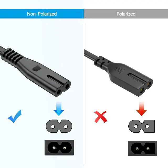 Alt view image 3 of 5 - 6ft UL AC Power Cord Cable for Swagtron SwagCycle Classic/Pro Pedal-Free Battery Charger