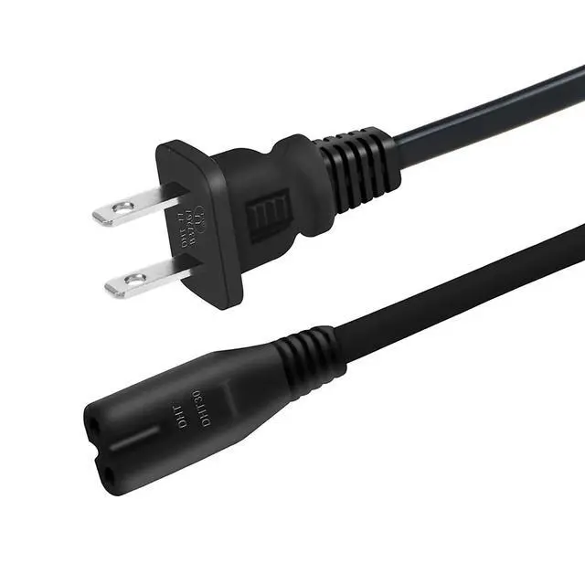 Main image of 6ft UL AC Power Cord Cable for Swagtron SwagCycle Classic/Pro Pedal-Free Battery Charger