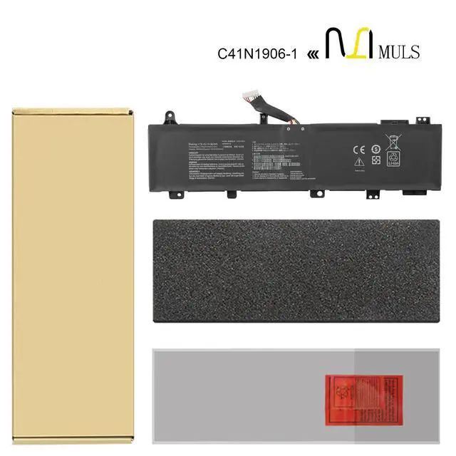 Alt view image 7 of 7 - 90Wh C41N1906-1 Laptop Battery for Asus TUF Gaming A15 FA506 FA506II | FA506IV FA506IU FA506QR 2021 F15 FX506 FX506H FX506HM FX506HC FX506L FX506LH FX506LI FX566IV FX506IV Series 15.4V 5845mAh