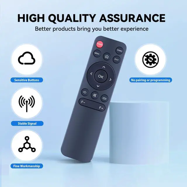 Alt view image 5 of 7 - Replacement Remote Control for Haqdl HA04 HA05 HA02,PURSHE HI-01 Projector | for Puxinat TP-02, AKATUO