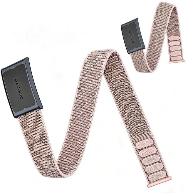 Main image of 2 Pack Ankle/Arm Nylon Band Compatible with Amazfit Helio Bicep Bands | Quick Release Elastic Sport Stretchy for Garmin Venu 3/4 45mm/Venu 2/Vivoactive 4/Forerunner 255 265 length 22-38CM