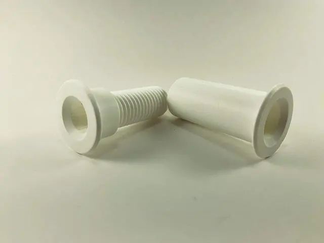 Main image of Wall Eye Ethernet Port 3/4" ID - Fits Thickness Variance of Between 3 7/8" - 5 3/8" This Unit Allows The Running of Wires, Tubes or Cables from one Side of a Barrier to The Other