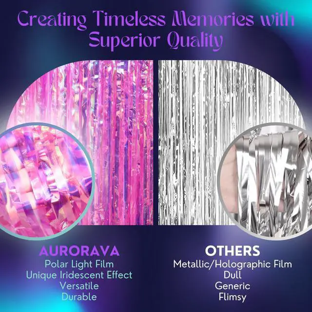 Alt view image 3 of 6 - 3.3 X 8 FT Foil Fringe Backdrop Curtains Party Supplies for Wedding Decor, Photo Booth, Streamers Party Decorations High Shine Ultra-Sparkly Back Drop Prom Decorations (Pink)