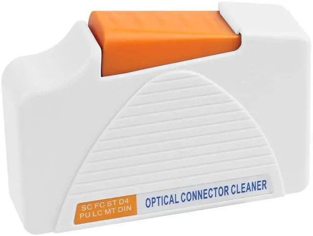 Main image of Fiber Cleaner Box - FTTH Fiber Optic Cleaning Box for FC & SC & LC End Faces & Optical Connectors -More Than 500 Times Anti Static Clean Swab, White