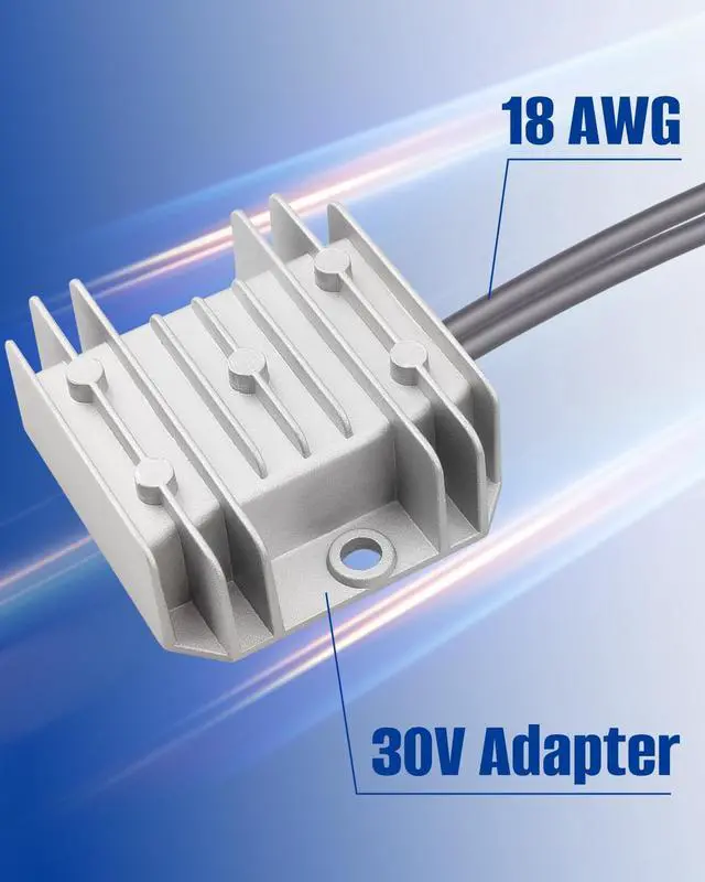 Alt view image 6 of 6 - Starlink Mini Cable Car Adapter with Step Up Converter, 10-28V to 30V 3.5A Conversion Kit, 12V Power Cable with Cigarette Lighter Plug for Truck RV