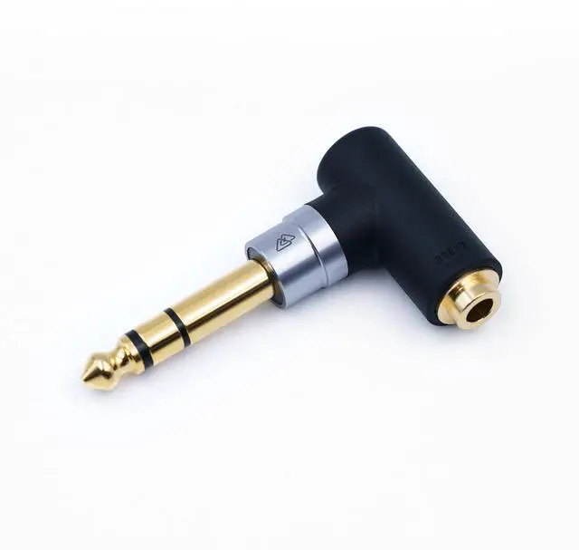 Main image of 6.35mm Plug to 4.4mm Jack Gold-Plated Lossless Audio Adapter | Thickened gold-plated connector, compatible with guitars, pianos, headphones, speakers, microphones and mixing consoles