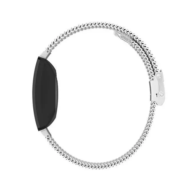 Alt view image 3 of 6 - Slim Band Compatible with Fitbit Inspire 3 2/ Inspire HR/Inspire/Ace 2/ACE 3 Mesh Stainless Steel Adjustable Watchband Wristbands Bracelet Watch Band for Inspire 3 2