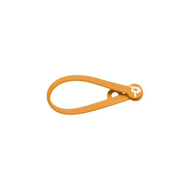Alt view image 2 of 4 - Cine Magnetic Silicone Cable Ties, Cord Organizer, Set of 5 (Neon Orange, 175mm)