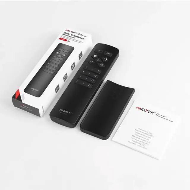 Alt view image 2 of 4 - C1 CCT Color Temperature Remote 2.4GHz, Wireless Tunable White LED Dimmer, Brightness & Color Temp Adjustable, Compact Remote
