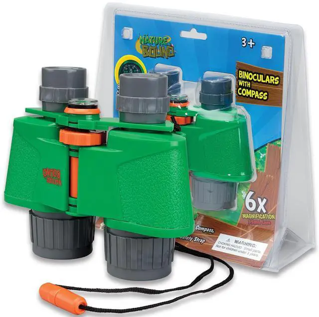 Main image of Binoculars for Kids Hi Resolution 6x35 - High Power Kids Binoculars with Built in Compass for Bird Watching, Hiking, Hunting, Spy, & Outdoor Exploration, for Boys & Girls