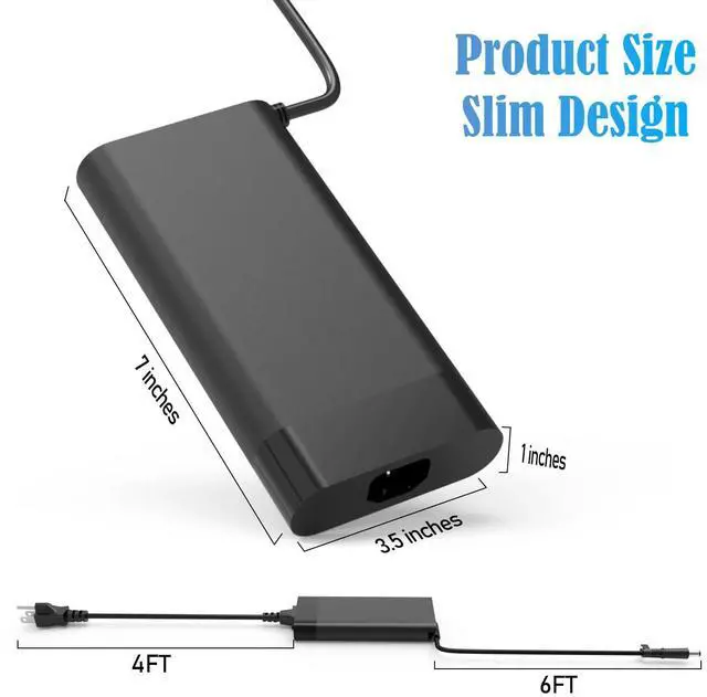 Main image of Slim 230W AC Charger Adapter for HP Omen X 2S 15 HP Z2 Mini G4 Zbook 15 17 G1 G2 Thunderbolt Dock 230W G2 2UK38AA 925141-850 L58062-001 Omen 17-an000 17-AN013na Laptop Power Supply Cord