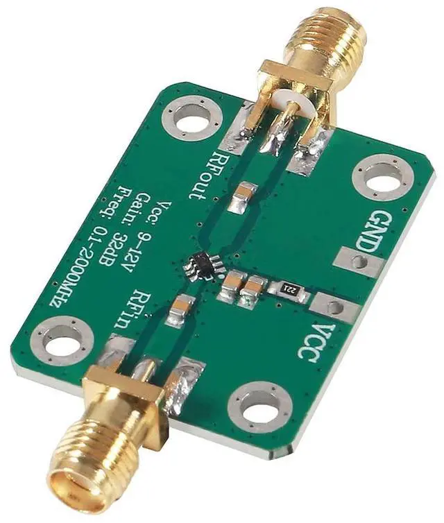 Alt view image 2 of 3 - 0.1-2000MHz RF WideBand Amplifier 30dB High Gain Low Noise LNA Amplifier