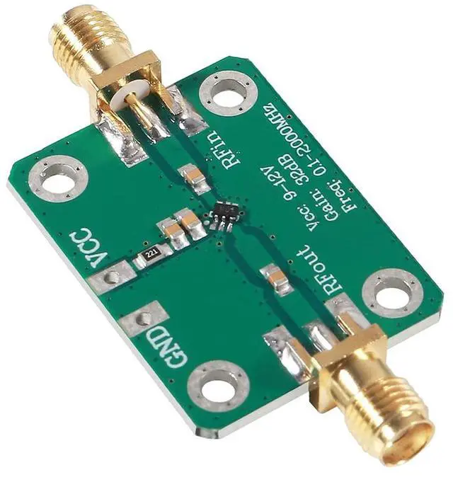 Alt view image 3 of 3 - 0.1-2000MHz RF WideBand Amplifier 30dB High Gain Low Noise LNA Amplifier