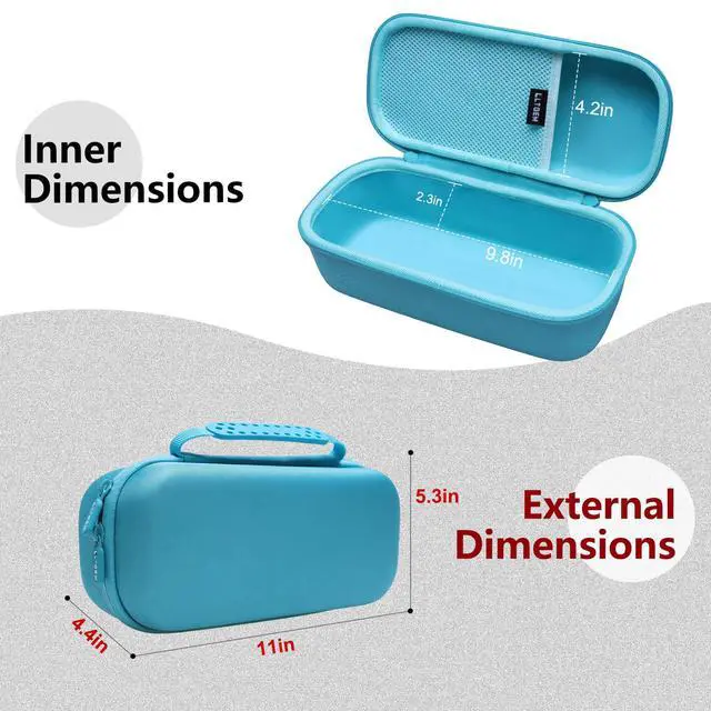 Alt view image 2 of 7 - Case for JLab JBuds Party Portable Bluetooth Speaker | Hard EVA Shell, Water-Resistant, Shock Protection, Scratch-Resistant Interior, Portable Travel Storage Case Only