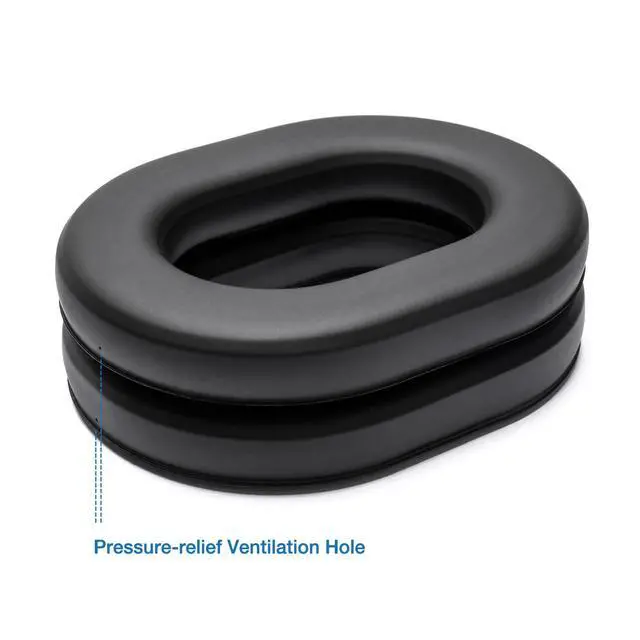 Alt view image 5 of 6 - Lightweight Air Sealed Ear Cushion Pads Compatible with Telex HR-1, HR-2, Telex HR Series, Telex Air3100 Air3500, Telex Stratus Heli, Telex Echelon Series Aviation Headset