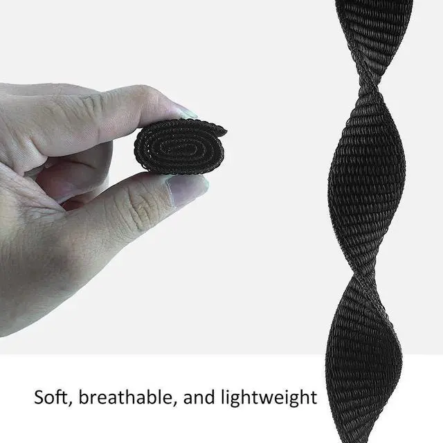 Alt view image 6 of 6 - Sport Woven Nylon Strap Hoop&Loop Wristband Compatible with Garmin Vivofit 3/JR/JR2 Tracker