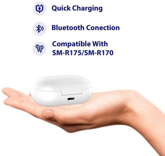 Alt view image 2 of 7 - Wired Charging Case Replacement Compatible with Samsung Galaxy Buds+ Plus SM-R175, Charger Case for Samsung Galaxy Buds SM-R170 (Earbuds not Included)