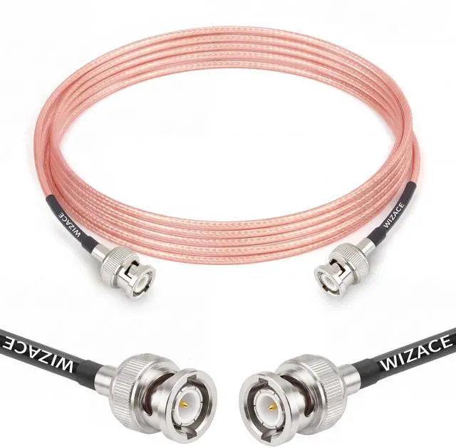 Main image of 6ft BNC Male to Male Cable, RG316 Low Loss BNC Male to Male Extension Coax Cable for Antenna Analyzer, CB Radio, Security CCTV Camera