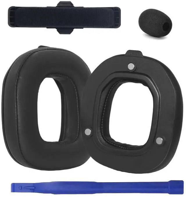 Main image of A50 Mod Kit Replacement Ear Cushions and Headband Kit for Astro A50 Gen 4 / Gen 5 Headset, High-Density Noise-Isolating Foam with Added Thickness, Comfort Upgrade (Black)