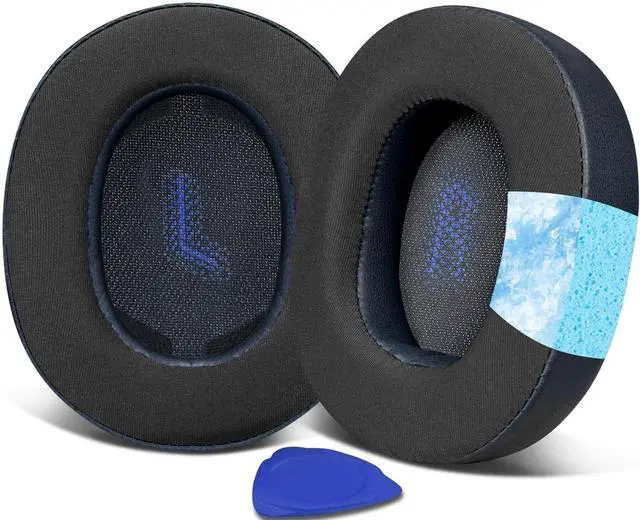 Main image of Cooling Gel Replacement Earpads for JBL E55BT(E55 BT) Over-Ear Wireless Headphones, Ear Pads Cushions with Noise Isolation Foam - Navy Blue