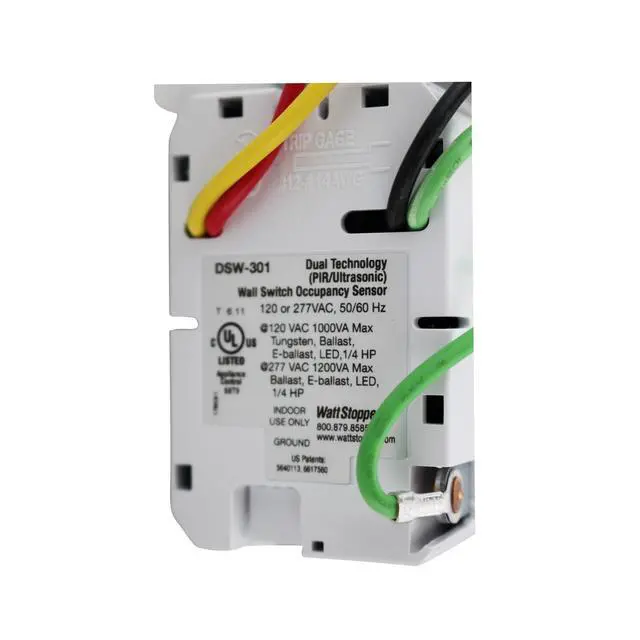 Alt view image 2 of 2 - Legrand - Wattstopper® Multi-Way Dual Technology Occupancy Sensor, Single-Relay, 120/277V, White